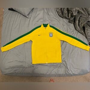 Nike Yellow and Green Sports Jacket